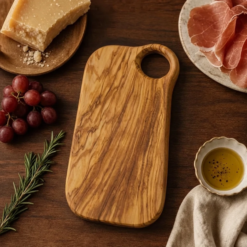 Alba olive wood serving board